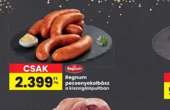 Interspar Regnum pecsenyekolbász ajánlat