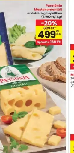 Interspar Pannnia Mester ementáli ajánlat