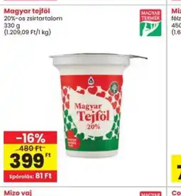 Interspar Magyar tejföl ajánlat