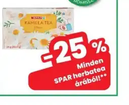 Interspar SPAR KAMILLA TEA ajánlat