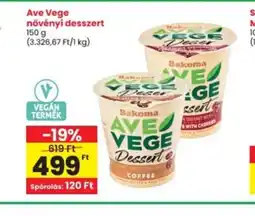 Interspar Bakoma Ave Vege desszert ajánlat