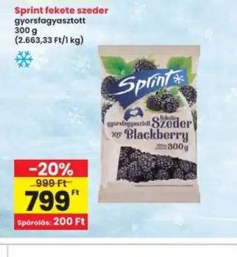Interspar Sprint fekete szeder ajánlat