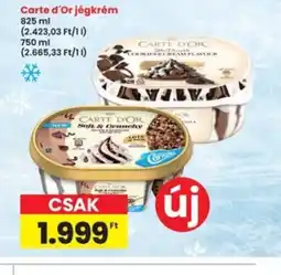 Interspar Carte d'Or jégkrém ajánlat
