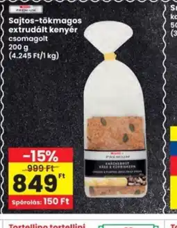 Interspar Sajtos-tökmagos extrudált kenyér ajánlat
