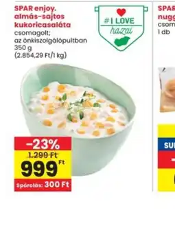Interspar SPAR enjoy. kukoricasaláta ajánlat