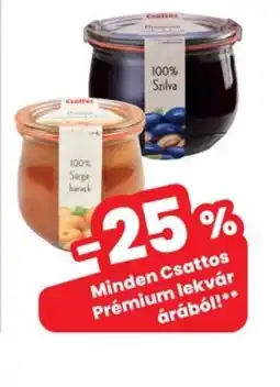 Interspar CSATTOS Prémium lekvár ajánlat