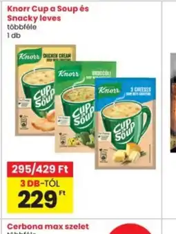 Interspar Knorr Cup a Soup és Snacky ajánlat
