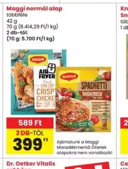 Interspar Maggi normál alap ajánlat