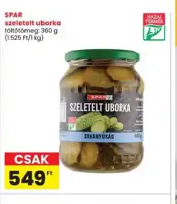 Interspar SPAR szeletelt uborka ajánlat