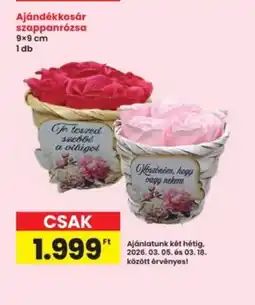 Interspar Ajándékkosár szappanrzsa ajánlat