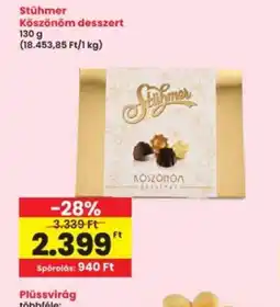 Interspar Stühmer Köszönöm desszert ajánlat