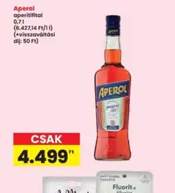 Interspar Aperol aperitifital ajánlat