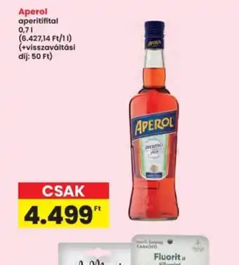 Interspar Aperol aperitifital ajánlat