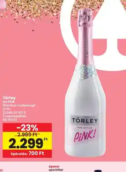 Interspar TÖRLEY Ice Pink rosépezsgő ajánlat