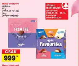 Interspar Milka desszert ajánlat