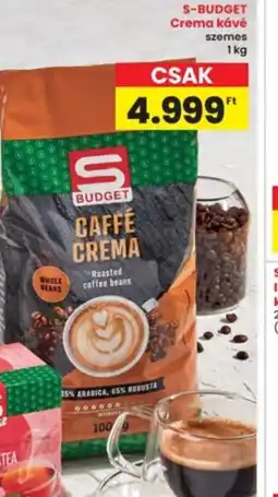 Interspar S-BUDGET Crema kávé ajánlat