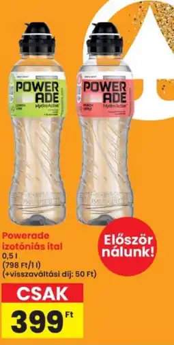 Interspar Powerade izotniás ital ajánlat