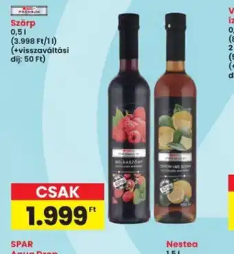 Interspar Szörp ajánlat