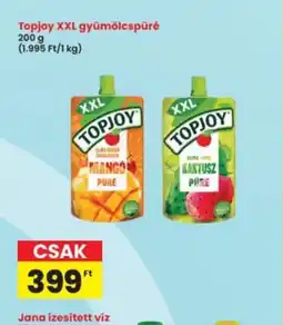 Interspar Topjoy XXL gyümölcspüré ajánlat