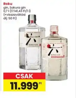 Interspar Roku gin ajánlat