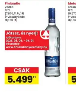 Interspar Finlandia vodka ajánlat