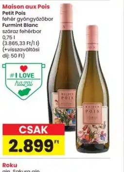 Interspar Maison aux Pois Furmint Blanc ajánlat