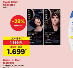 Interspar Syoss Color hajfesték ajánlat