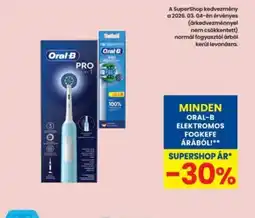 Interspar ORAL-B ELEKTROMOS FOGKEFE ajánlat