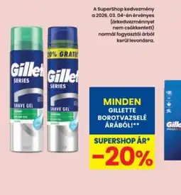 Interspar GILLETTE borotvazselé ajánlat