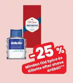 Interspar Gillette after shave ajánlat