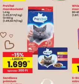 Interspar PreVital macskaeledel ajánlat