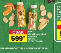 Interspar Rio Cold Press shot ajánlat