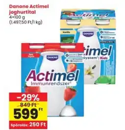Interspar Danone Actimel joghurtital ajánlat