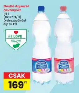 Interspar Nestlé Aquarel ásványvíz ajánlat
