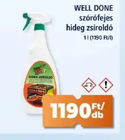 Goods Market WELL DONE hideg zsírold ajánlat