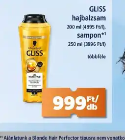 Goods Market GLISS hajbalzsam/sampon ajánlat