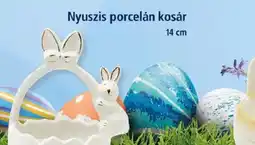 Goods Market Nyuszis porcelán kosár ajánlat