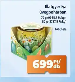 Goods Market Illatgyertya üvegpohárban ajánlat