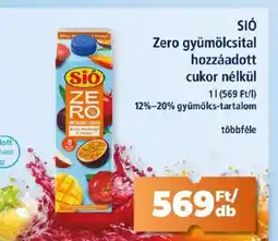 Goods Market SIÓ Zero gyümölcsital hozzáadott cukor nélkül ajánlat
