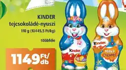 Goods Market KINDER tejcsokoládé-nyuszi ajánlat