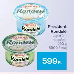 GRoby President Rondelé sajtkrém ajánlat