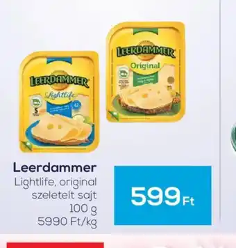 Leerdammer szeletelt sajt