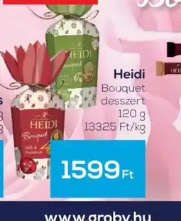GRoby Heidi Bouquet desszert ajánlat