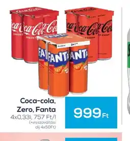 GRoby Coca-cola, Zero, Fanta ajánlat