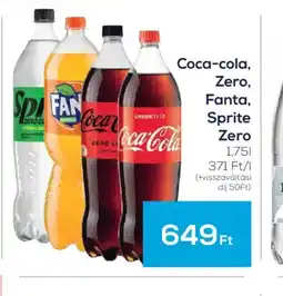 GRoby Coca-cola, Zero, Fanta, Sprite ajánlat