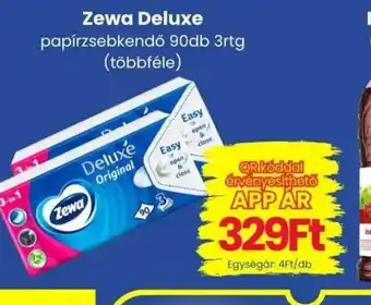 Zewa Deluxe papírzsebkendő