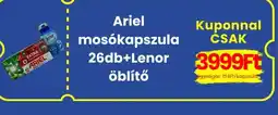 Magnetic Ariel moskapszula + Lenor öblítő ajánlat