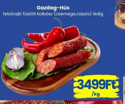Magnetic Gazdag-Hús füstölt kolbász ajánlat