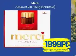 Magnetic Merci desszert ajánlat