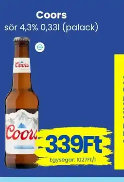 Magnetic Coors sör ajánlat